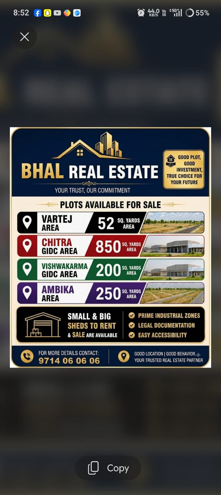 3500 to 6000 sq foot industrial plot photo 3